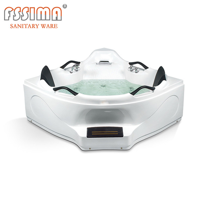 Bồn tắm massage góc đặt chân 1500mm Bồn tắm tạo sóng spa nóng