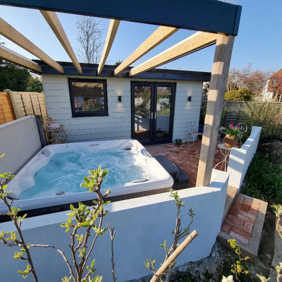 Freestanding Air Jets Outdoor Whirlpool Spa Bathtub Above Ground Swimming Pool