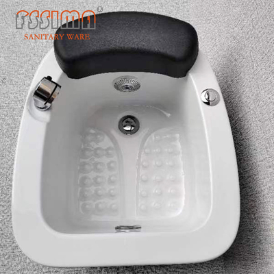 Pipeless Acrylic Pedicure Foot Soak Tub Foot Spa Tub For Beauty And Salon