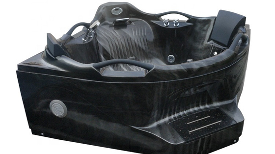 Jet Whirlpool Massage Bathtub Rohs 2 Adults Pearlescent Mica Black 1560mm