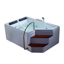 Air Jetted Whirlpool Spa Bathtub 2 Person Indoor 1.75M